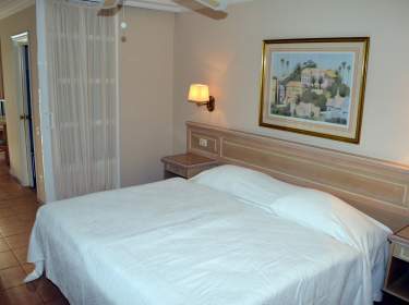 Doppelbett Schlafzimmer Ferienwohnung La Paz in Puerto de la Cruz