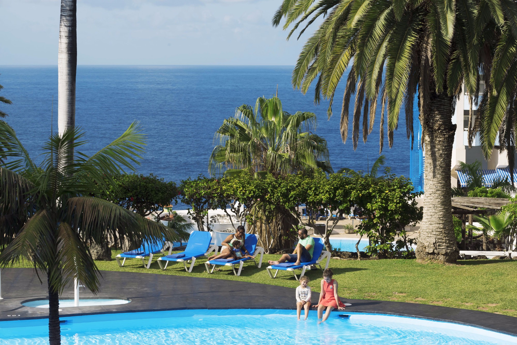 Pool mit Meerblick Ferienwohnung Hotel Maritim
