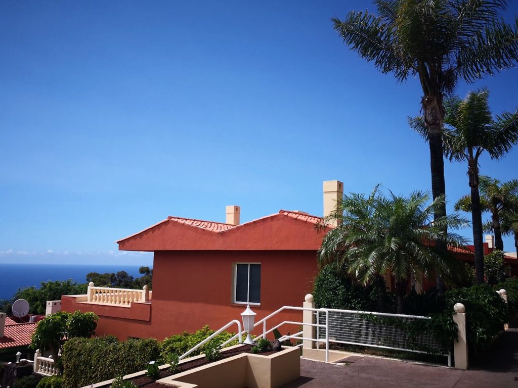 Ferienhaus Teneriffa Nord La Quinta Treppen Außenanlage