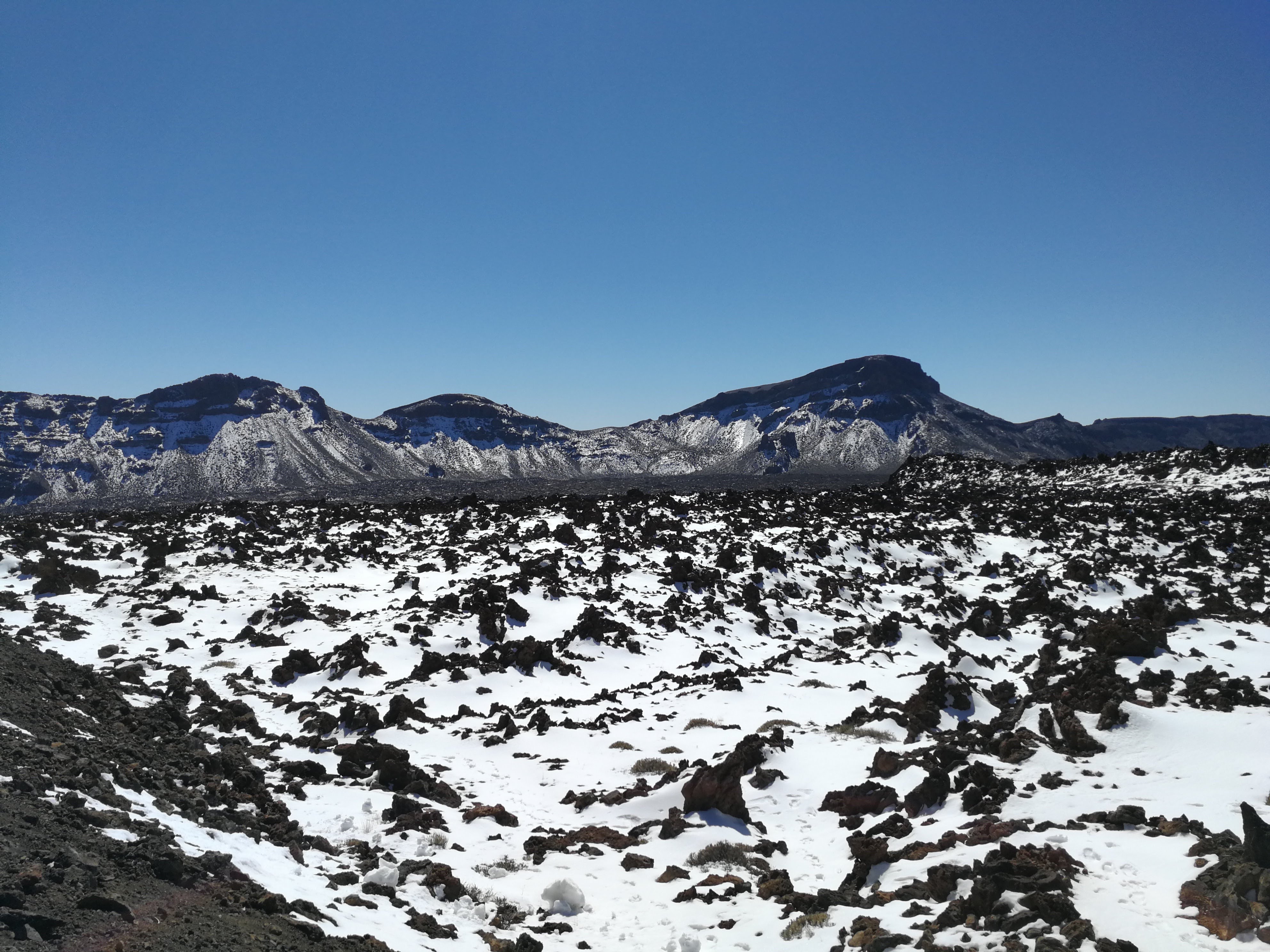 Teide Nationalpark, Schnee, Teide