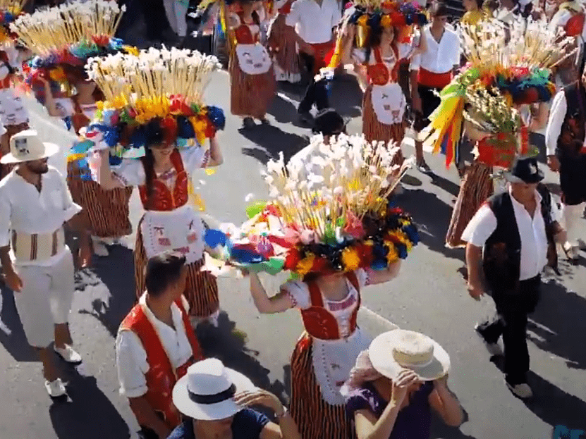 Das Fest der Cestos y Bollos de Santa Barbara ist fester Bestandteil der Tradition in Icod de los Vinos